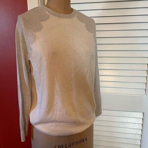J CREW | 100% merino wool cream sweater XS NWT $90